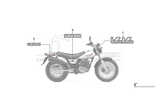 Suzuki RV125 VANVAN 2004 - Srebrny