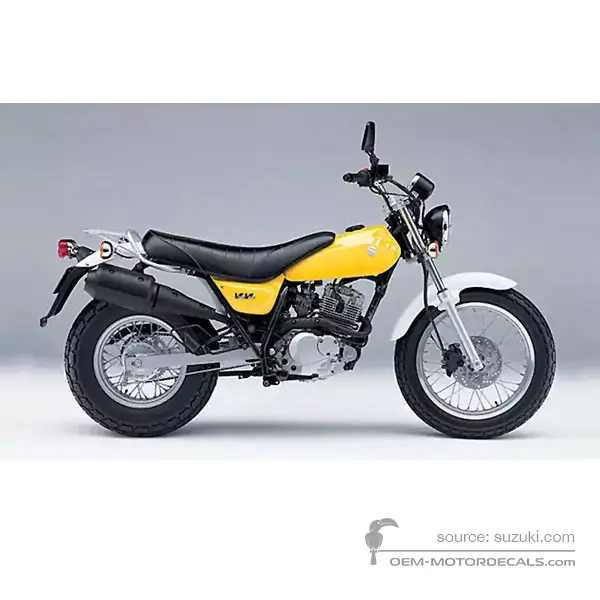 Suzuki RV125 VANVAN 2005 - Geel - Pearl Flash Yellow