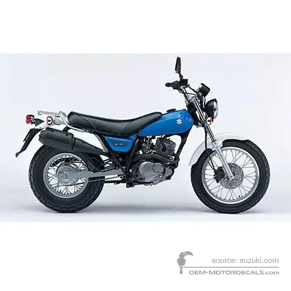 Suzuki RV125 VANVAN 2006 - Blauw - Candy Napoleon Blue