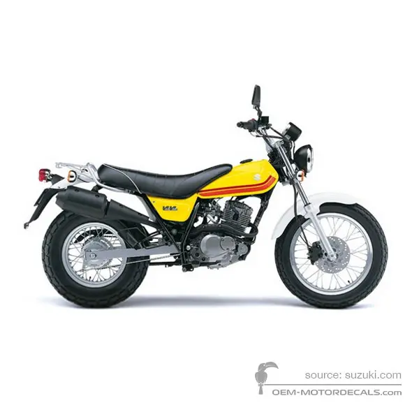 Suzuki RV125 VANVAN 2007 - Geel - Pearl Flash Yellow