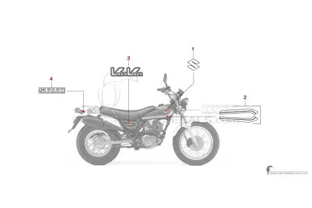 Suzuki RV125 VANVAN 2007 - Blau