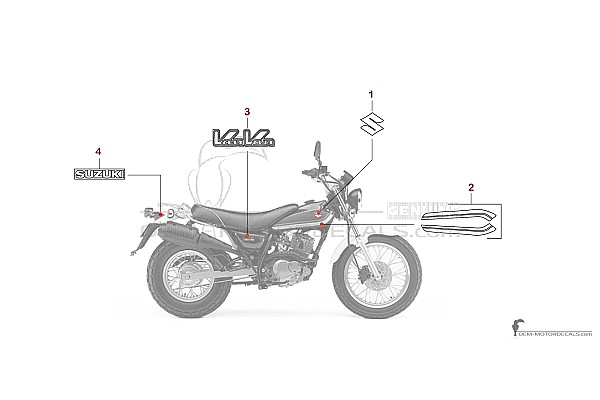 Suzuki RV125 VANVAN 2007 - Blau