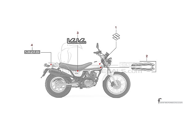 Suzuki RV125 VANVAN 2007 - Blanc