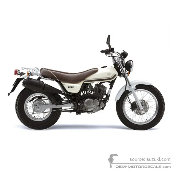 Suzuki RV125 VANVAN 2009 - Wit - Pearl Mirage White