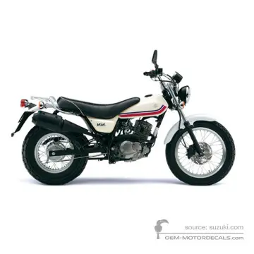 Suzuki RV125 VANVAN 2010 - White - Pearl Mirage White