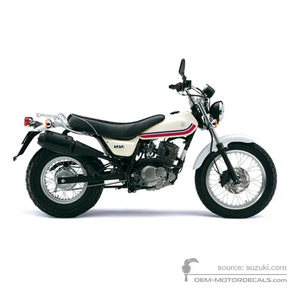 Suzuki RV125 VANVAN 2010 - Wit - Pearl Mirage White