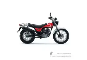 Adesivi per Suzuki RV125 VANVAN 2014 - Rosso • Suzuki Adesivi OEM