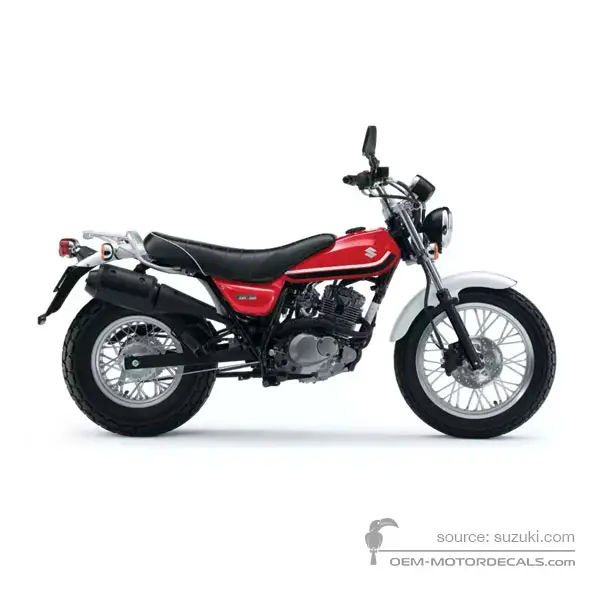 Suzuki RV125 VANVAN 2014 - Rood - Pearl Mira Red