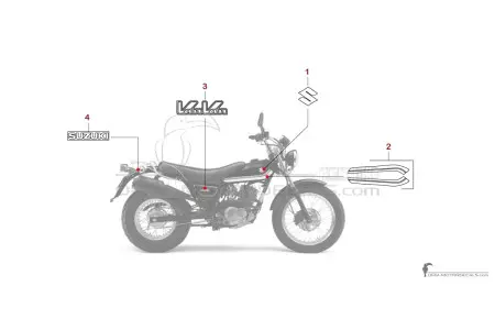 Suzuki RV125 VANVAN 2014 - Schwarz
