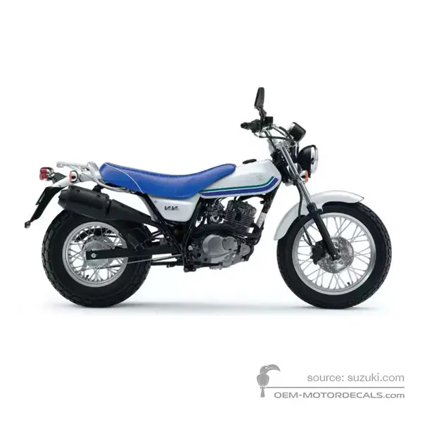Suzuki RV125 VANVAN 2015 - Wit - Glass Splash White