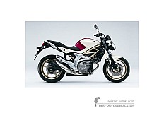 Pegatinas para Suzuki SFV650 GLADIUS 2009 - Blanco • Suzuki Pegatinas OEM
