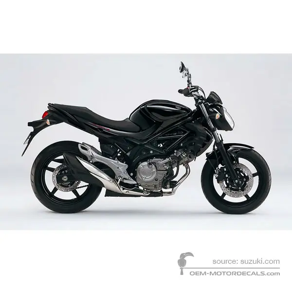 Suzuki SFV650 GLADIUS 2011 - Negro - Sparkle Black