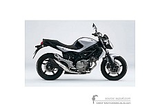 Naklejki do Suzuki SFV650 GLADIUS 2011 - Srebrny • Suzuki Naklejki OEM