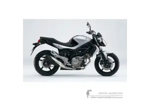 Decals for Suzuki SFV650 GLADIUS 2011 - Silver • Suzuki OEM Decals