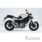 Suzuki SFV650 GLADIUS 2012 - Black White
