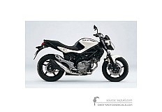 Naklejki do Suzuki SFV650 GLADIUS 2012 - Czarno Biały • Suzuki Naklejki OEM