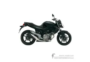 Aufkleber für Suzuki SFV650 GLADIUS 2014 - Schwarz • Suzuki OEM-Aufkleber