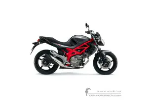 Aufkleber für Suzuki SFV650 GLADIUS 2013 - Grau • Suzuki OEM-Aufkleber