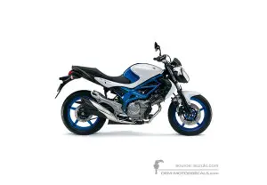 Aufkleber für Suzuki SFV650 GLADIUS 2015 - Blau Weiss • Suzuki OEM-Aufkleber