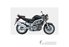 Autocollants pour Suzuki SV1000 2003 - Noir • Suzuki Autocollants OEM