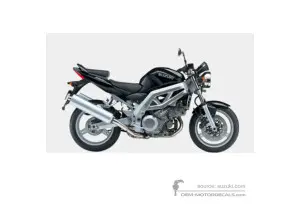 Adesivi per Suzuki SV1000 2003 - Nero • Suzuki Adesivi OEM