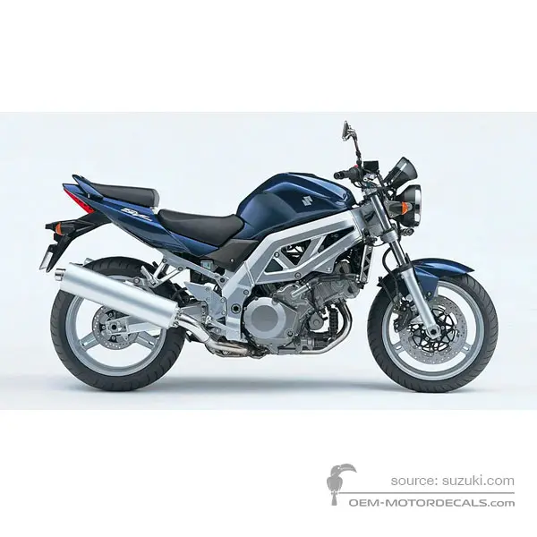 Suzuki SV1000 2004 - Blauw - Dark Space Blue Metallic