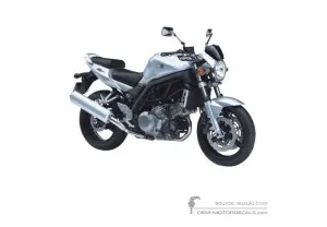 Adesivi per Suzuki SV1000 2005 - Argento • Suzuki Adesivi OEM