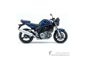 Adesivi per Suzuki SV1000 2006 - Blu • Suzuki Adesivi OEM