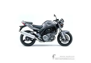 Adesivi per Suzuki SV1000 2006 - Argento • Suzuki Adesivi OEM