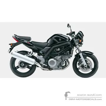 Suzuki SV1000 2007 - Czarny - Pearl Nebular Black