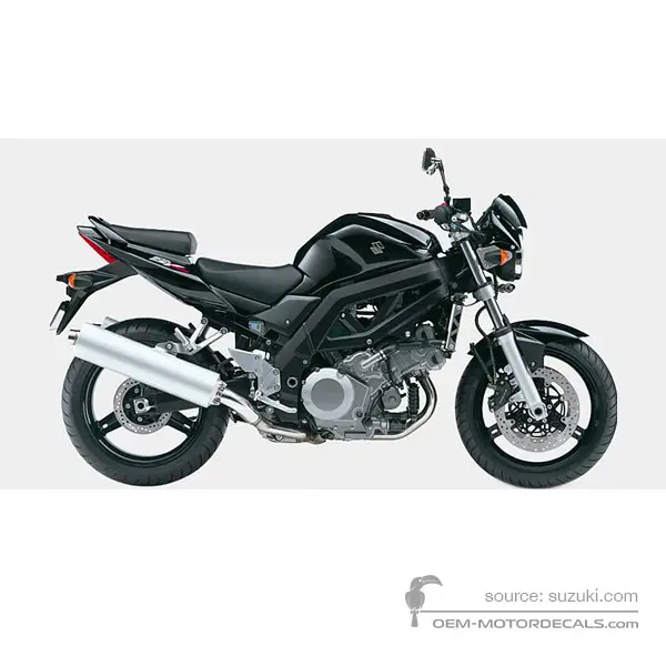 Suzuki SV1000 2007 - Zwart - Pearl Nebular Black