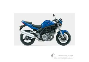 Adesivi per Suzuki SV1000 2007 - Blu • Suzuki Adesivi OEM
