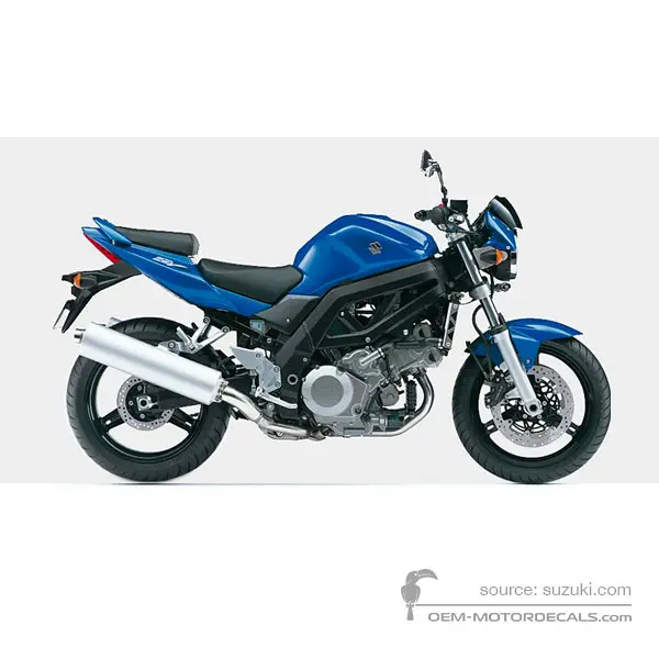 Suzuki SV1000 2007 - Blauw - Pearl Vigor Blue