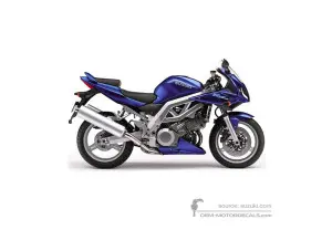 Autocollants pour Suzuki SV1000S 2003 - Bleu • Suzuki Autocollants OEM