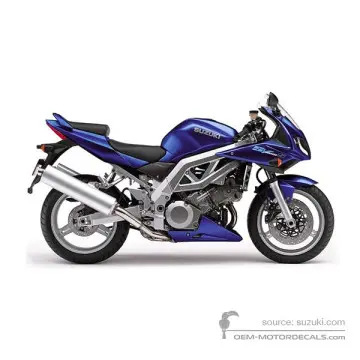 Suzuki SV1000S 2003 - Bleu - Candy Grand Blue