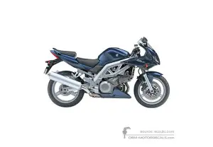 Pegatinas para Suzuki SV1000S 2004 - Azul • Suzuki Pegatinas OEM