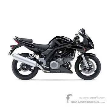 Suzuki SV1000S 2005 - Czarny - Pearl Nebular Black