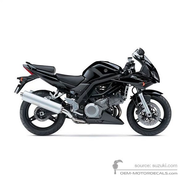 Aufkleber für Suzuki SV1000S 2005 - Schwarz • Suzuki OEM-Aufkleber