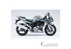 Aufkleber für Suzuki SV1000S 2005 - Silber • Suzuki OEM-Aufkleber