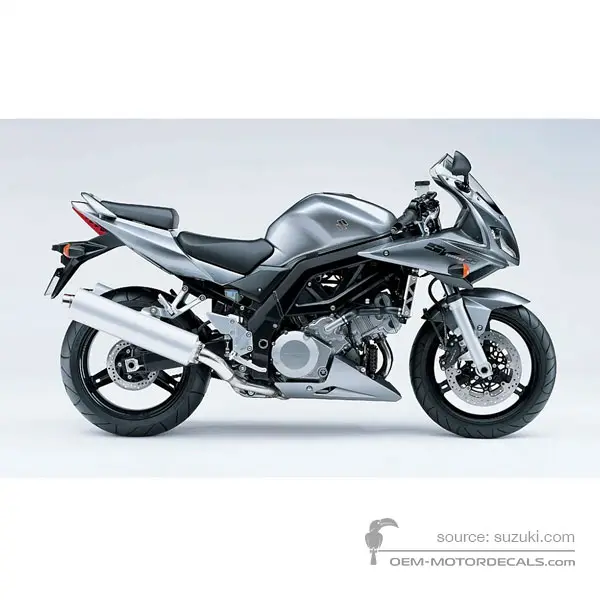 Suzuki SV1000S 2005 - Plata - Sonic Silver Metallic