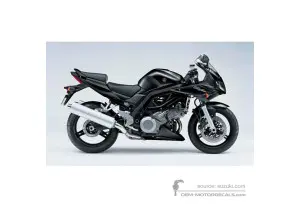 Autocollants pour Suzuki SV1000S 2006 - Noir • Suzuki Autocollants OEM