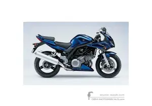 Autocollants pour Suzuki SV1000S 2006 - Bleu • Suzuki Autocollants OEM