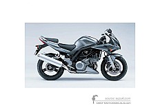 Naklejki do Suzuki SV1000S 2006 - Szary • Suzuki Naklejki OEM