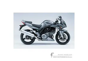 Autocollants pour Suzuki SV1000S 2006 - Gris • Suzuki Autocollants OEM