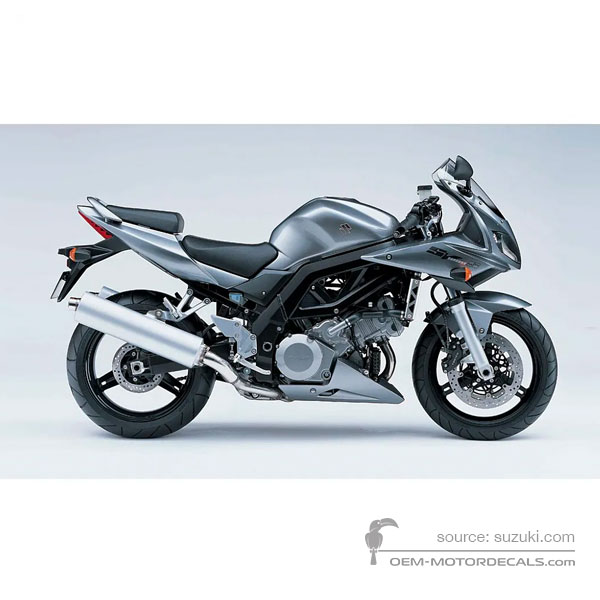 Decals for Suzuki SV1000S 2006 - Gray • Suzuki OEM Decals