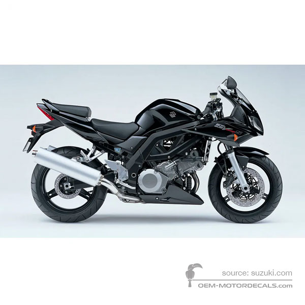 Aufkleber für Suzuki SV1000S 2007 - Schwarz • Suzuki OEM-Aufkleber