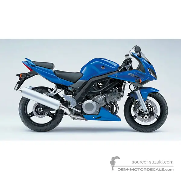 Suzuki SV1000S 2007 - Azul - Pearl Vigor Blue