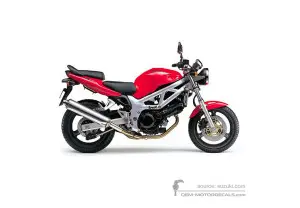 Adesivi per Suzuki SV650 2000 - Rosso • Suzuki Adesivi OEM