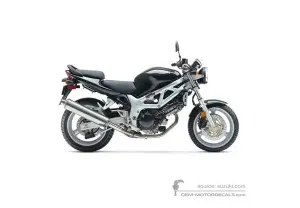 Adesivi per Suzuki SV650 2002 - Nero • Suzuki Adesivi OEM