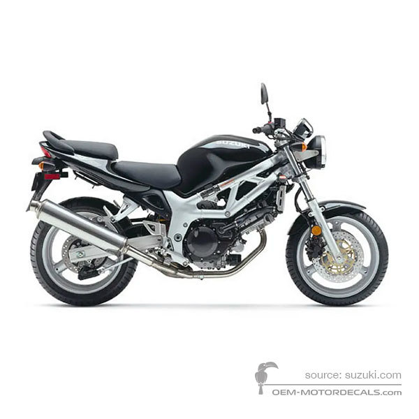 Aufkleber für Suzuki SV650 2002 - Schwarz • Suzuki OEM-Aufkleber